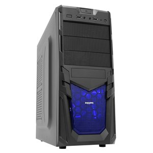 CiT Venom Mesh Gaming Case Black Interior (No PSU) (777)